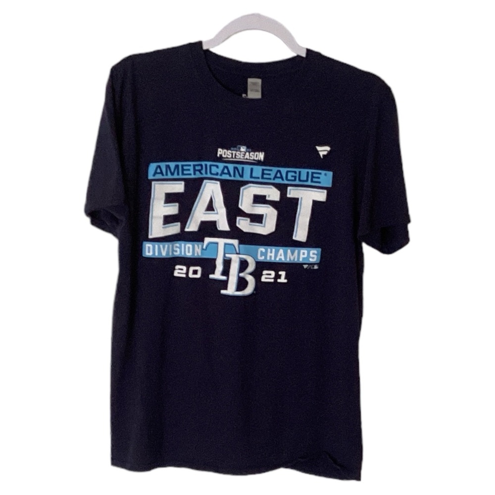 Tampa Bay Rays Fanatics Post Season 2021 American League T-Shirt Size Medium